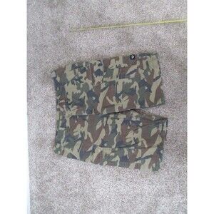 True Religion Camo Cargo Shorts 33 11" Streetwear Vintgae
